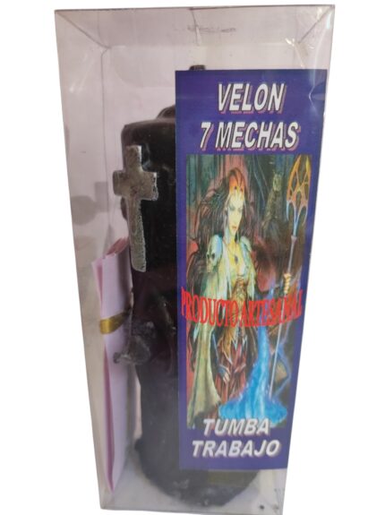 Velón  siete mechas tumba trabajos